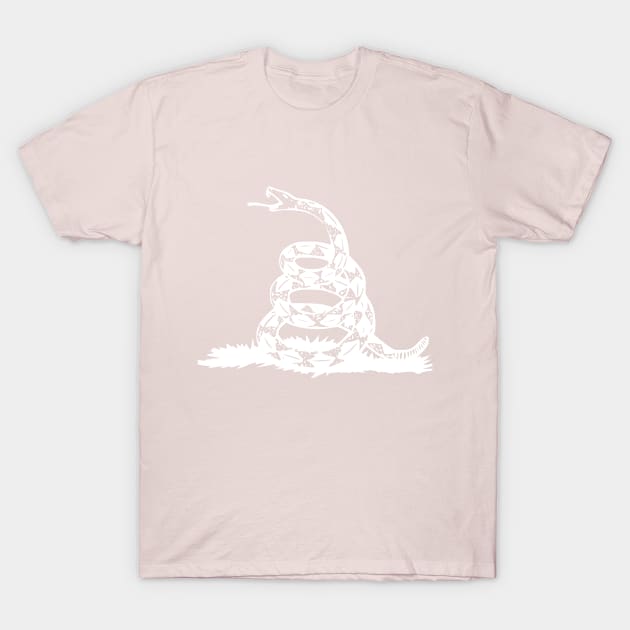 Gadsden Snake LGBT T-Shirt by Shared Reality Shop